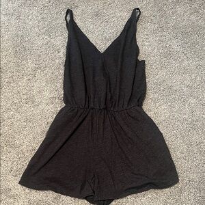 Brand new Victoria’s Secret gray romper with pockets